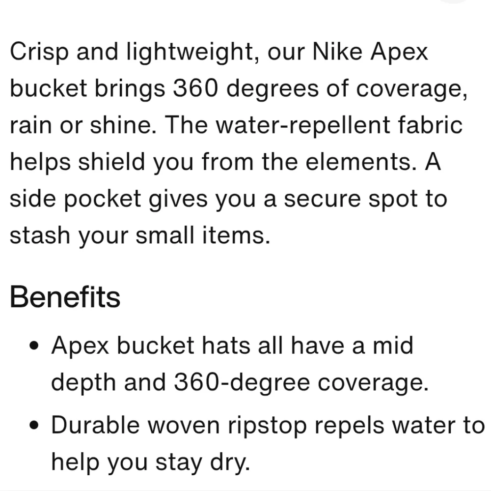 NWT Unisex Nike Apex Bucket Hat - Picture 10 of 11